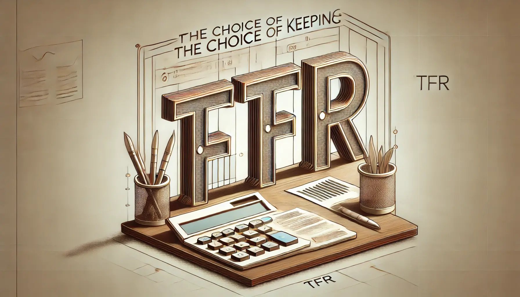 Representing the choice of keeping TFR in a company.