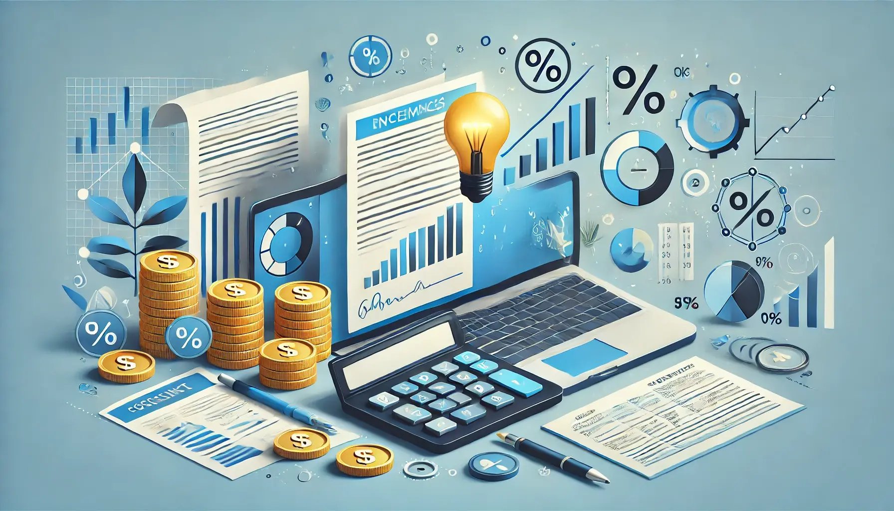 DALL·E 2024-10-23 17.39.10 - An image designed for a blog post about financial incentives and benefits, showing a professional, modern theme. The composition includes symbols of f